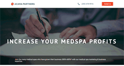 Desktop Screenshot of medicalspaprofit.com